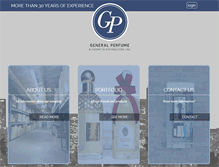 Tablet Screenshot of generalperfume.com